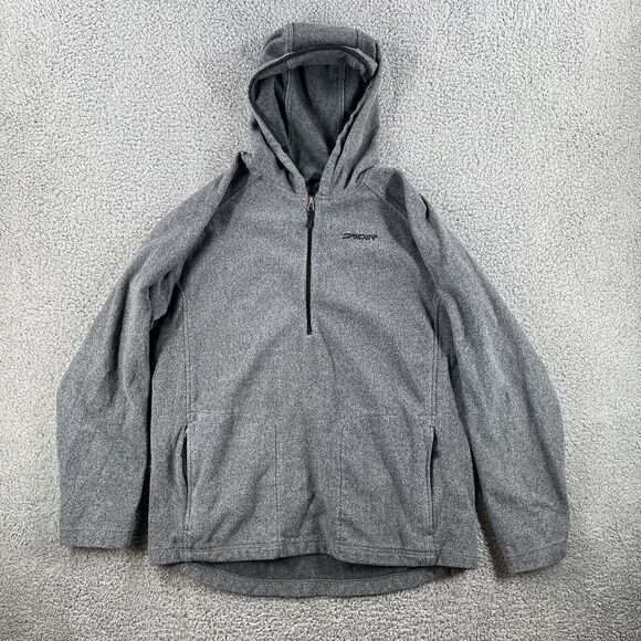 Spyder Other - Spyder Men's Ray Half-Zip Pullover Hoodie Gray Size Medium Jacket